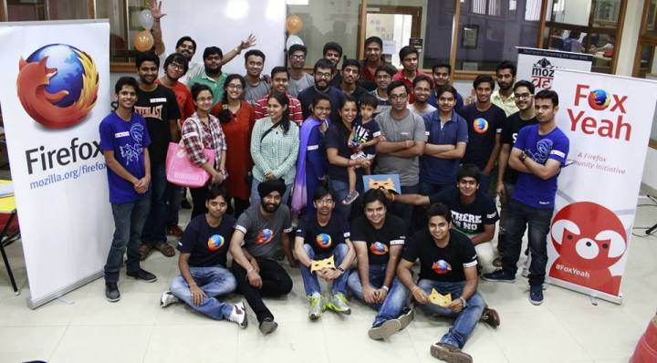 MozPacers (Mozilla Delhi) group picture
