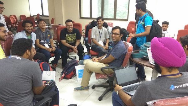 PyCon India Open Spaces on how to nurture FOSS communities in college