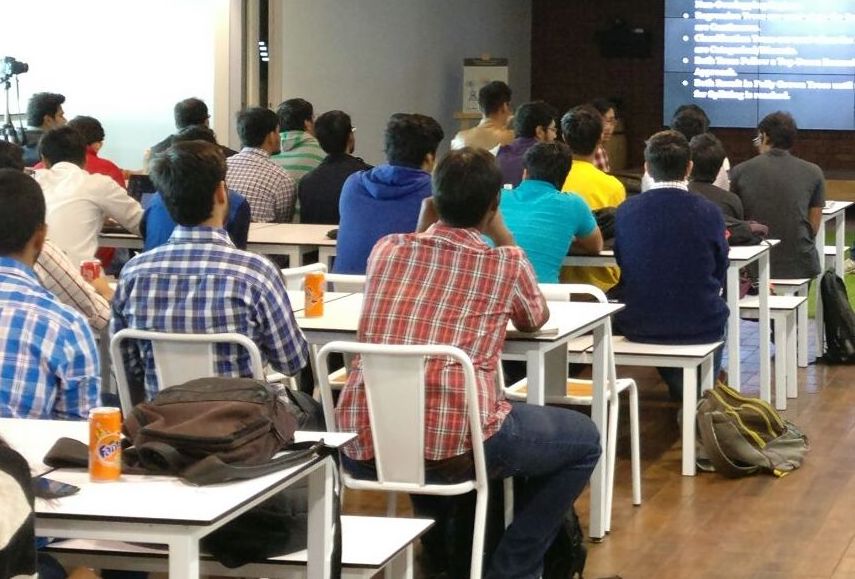 Crowd willing to learn about contributing to Marionette