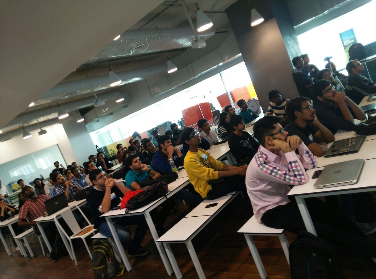 Crowd willing to learn about contributing to Marionette